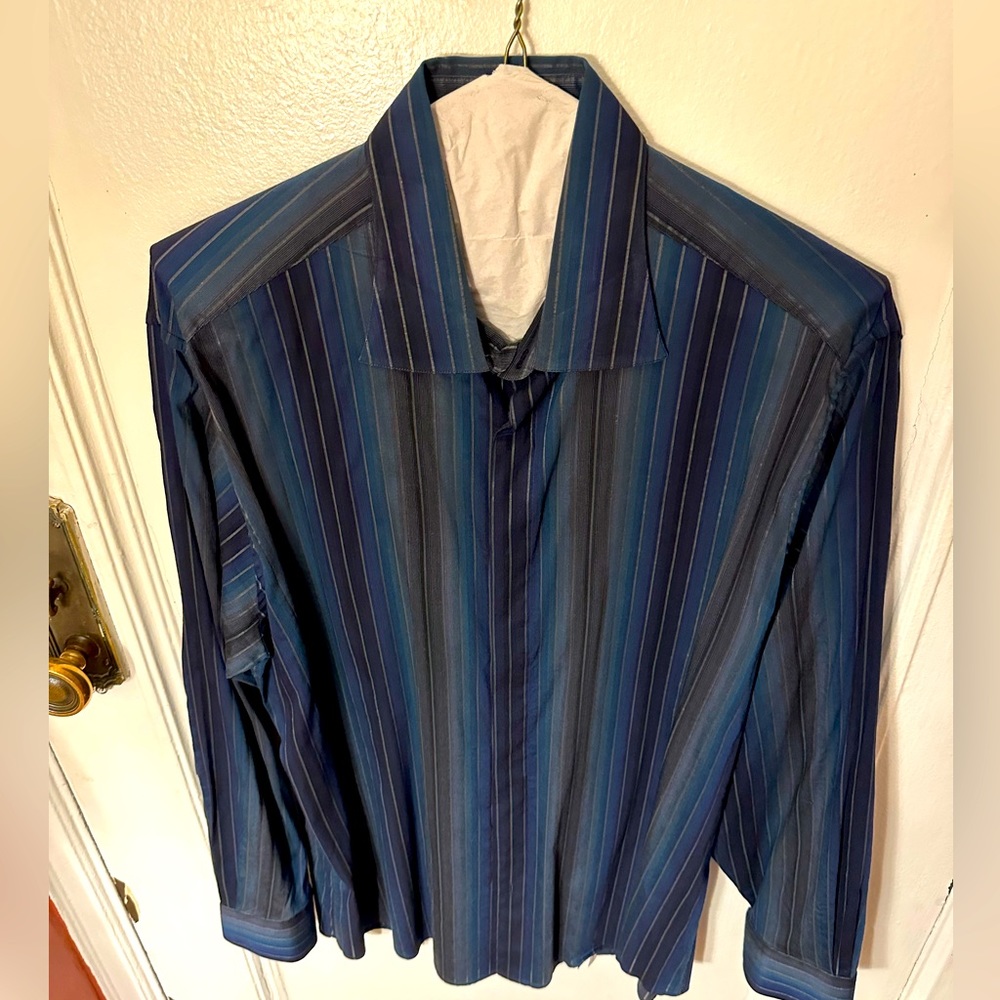 Jhane Barnes casual long-sleeve shirt Size XL